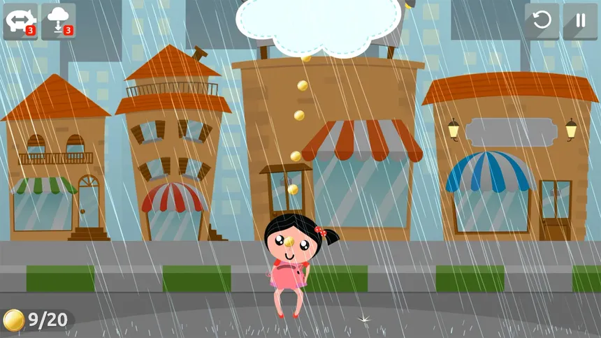 Скриншот 1 к игре Raining Coins