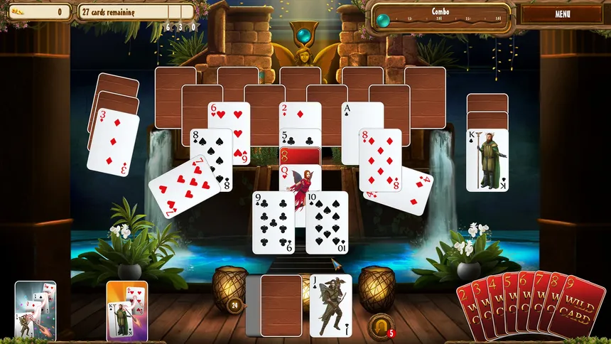 Скриншот 1 к игре Fantasy Quest Solitaire