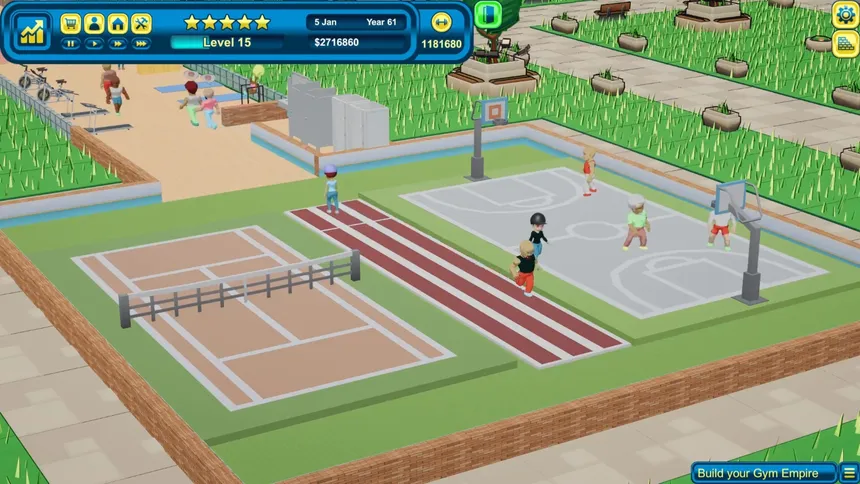 Скриншот 2 к игре Gym Empire - Idle Gym Tycoon Management