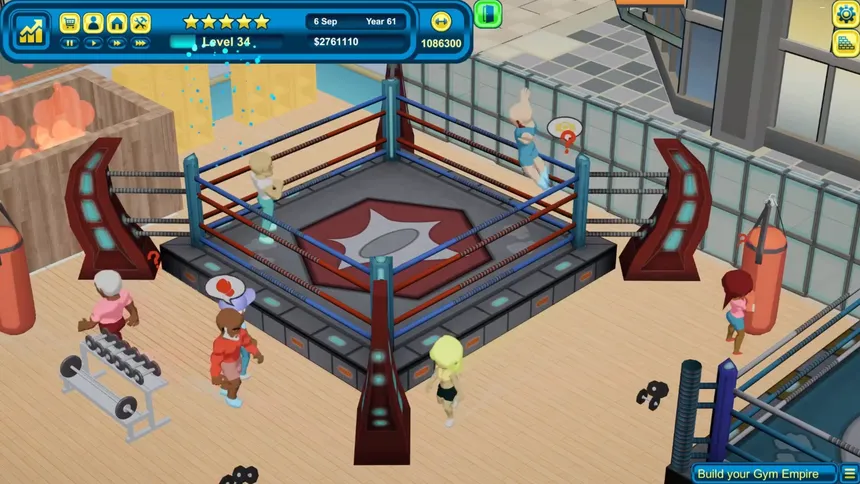 Скриншот 4 к игре Gym Empire - Idle Gym Tycoon Management