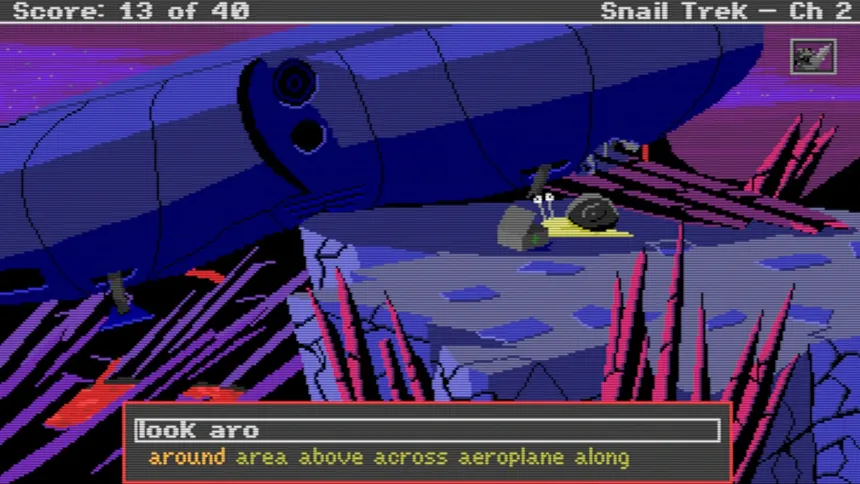 Скриншот 4 к игре Snail Trek - Chapter 2: A Snail Of Two Worlds