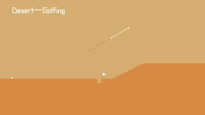 Скриншот 1 к игре Desert Golfing