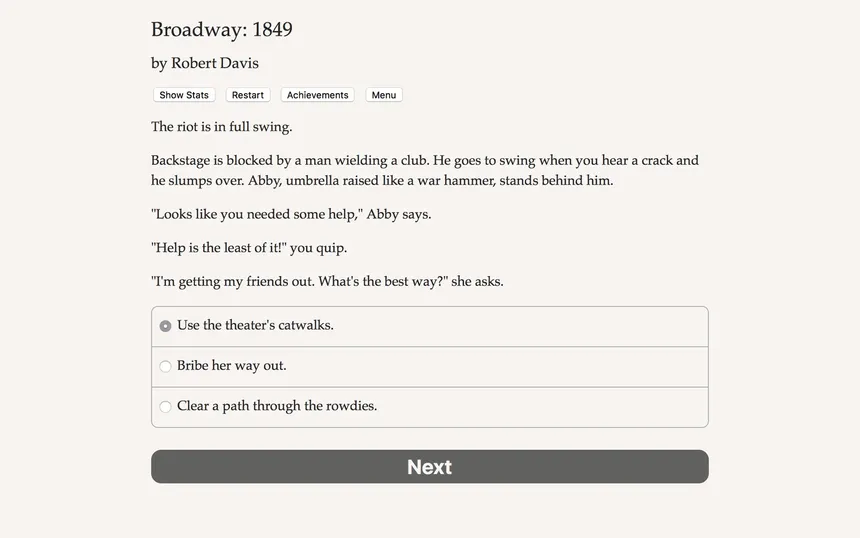 Скриншот 3 к игре Broadway: 1849