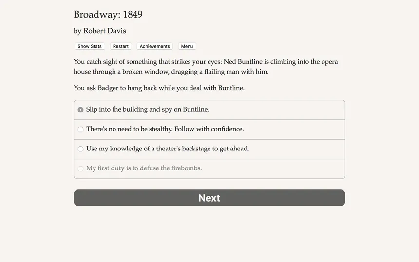 Скриншот 4 к игре Broadway: 1849