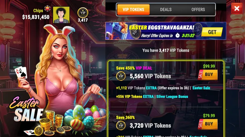 Скриншот 7 к игре Poker Legends: Texas Hold'em Poker Tournaments