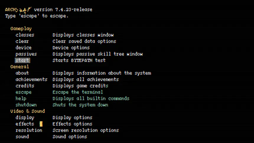 Скриншот 8 к игре BYTEPATH