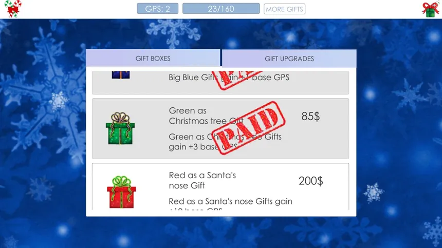 Скриншот 1 к игре Happy New Year Clicker