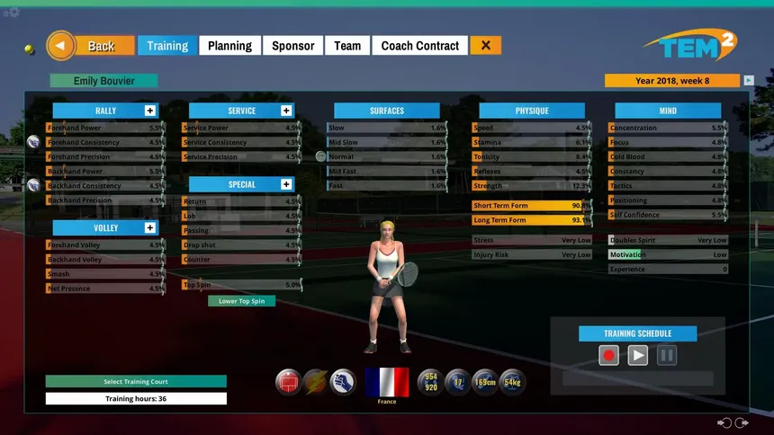 Скриншот 1 к игре Tennis Elbow Manager 2