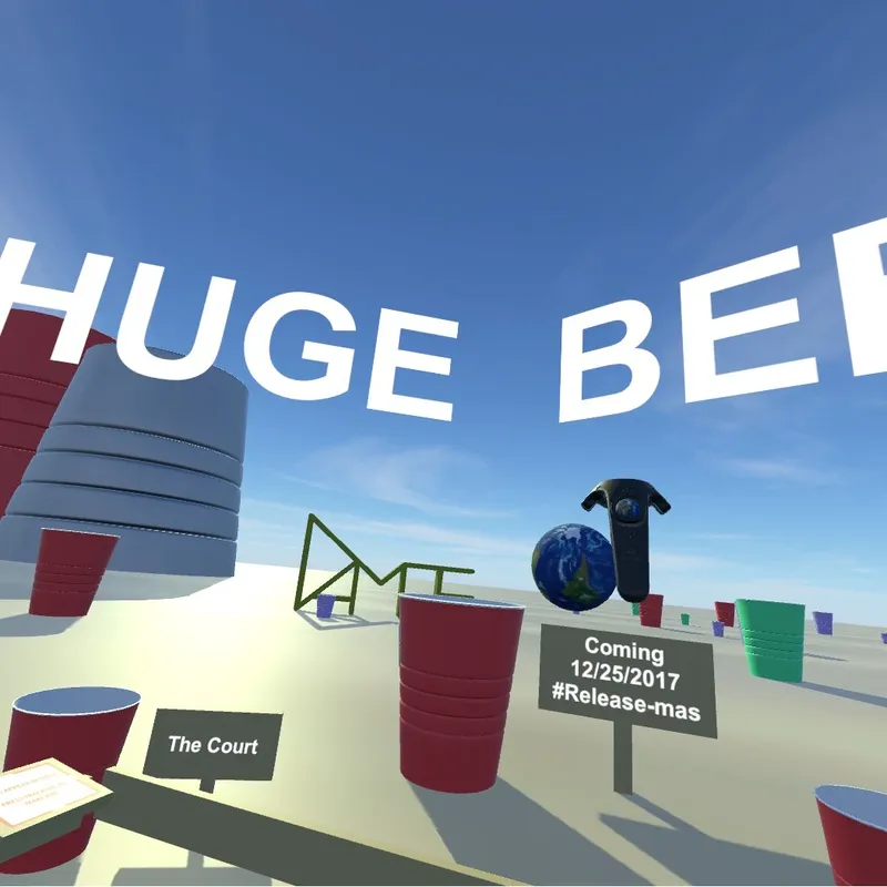 Скриншот 3 к игре HUGE BEER PONG CHALLENGES VR