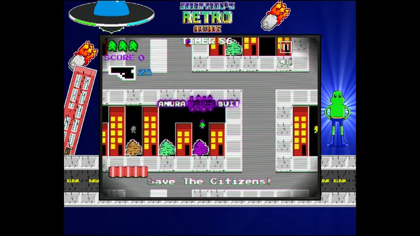 Скриншот 5 к игре Jerry Frog's Retro Arcade