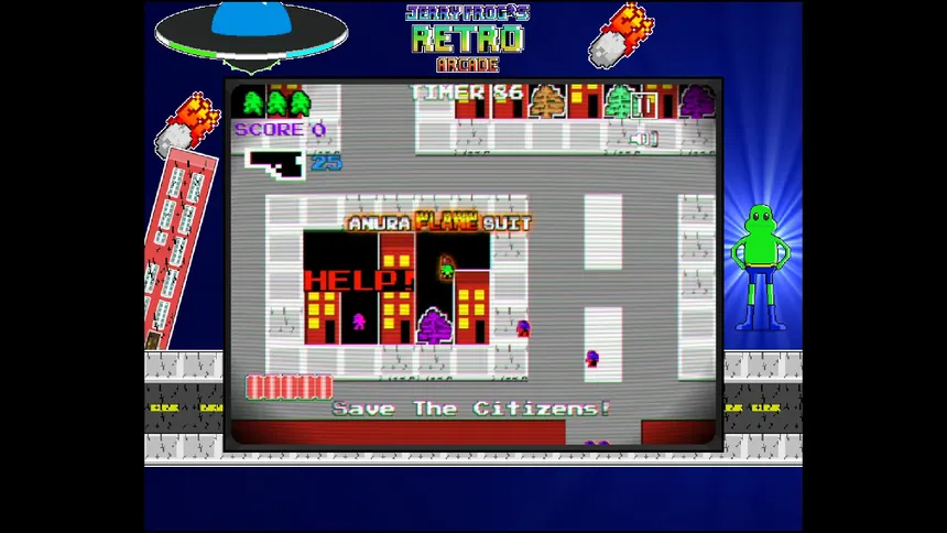 Скриншот 8 к игре Jerry Frog's Retro Arcade