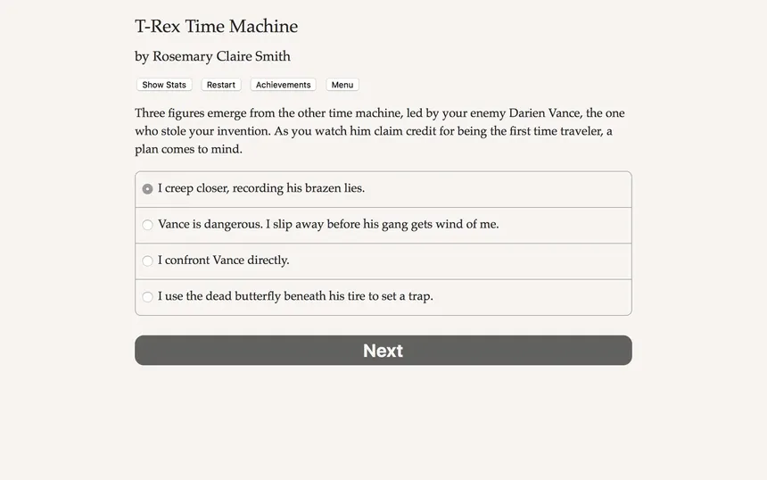 Скриншот 3 к игре T-Rex Time Machine