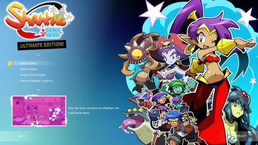 Скриншот 1 к игре Shantae: Half-Genie Hero Ultimate Edition