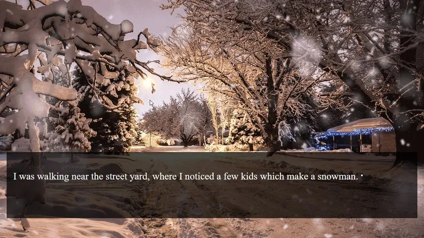 Скриншот 4 к игре Christmas Tale - Visual Novel
