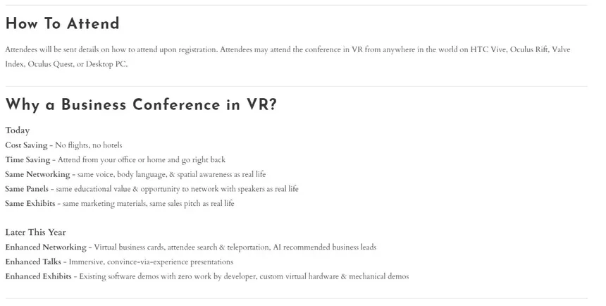 Скриншот 5 к игре Conference in VR
