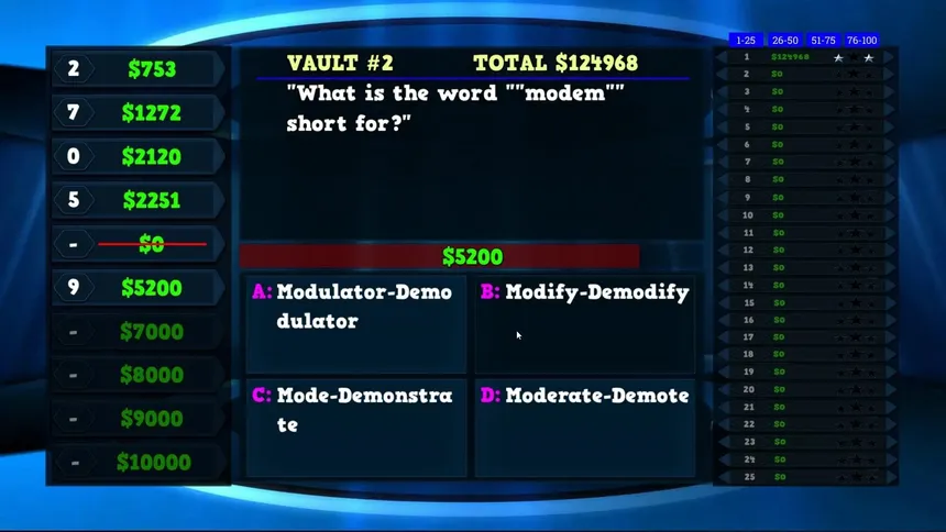 Скриншот 2 к игре Trivia Vault: Technology Trivia Deluxe