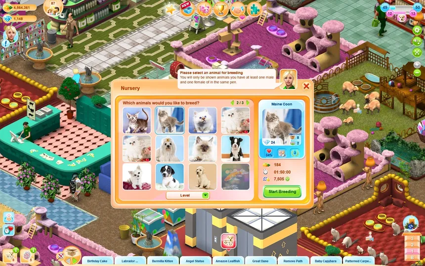 Скриншот 7 к игре Wauies - The Pet Shop Game