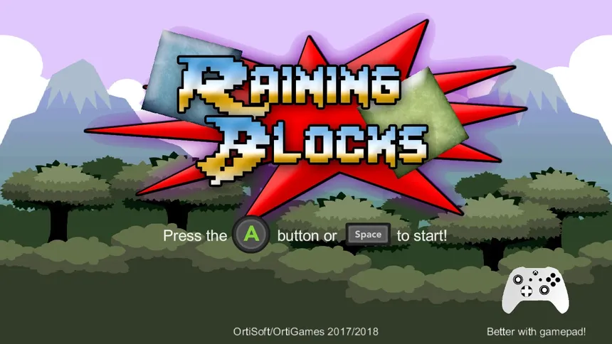 Скриншот 1 к игре Raining blocks