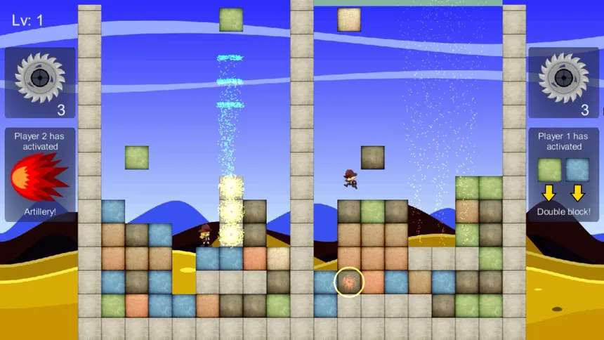 Скриншот 3 к игре Raining blocks