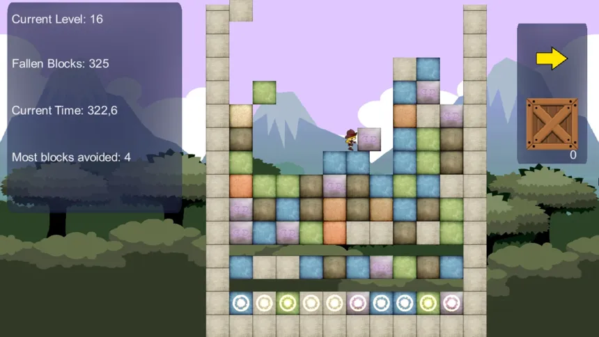Скриншот 4 к игре Raining blocks