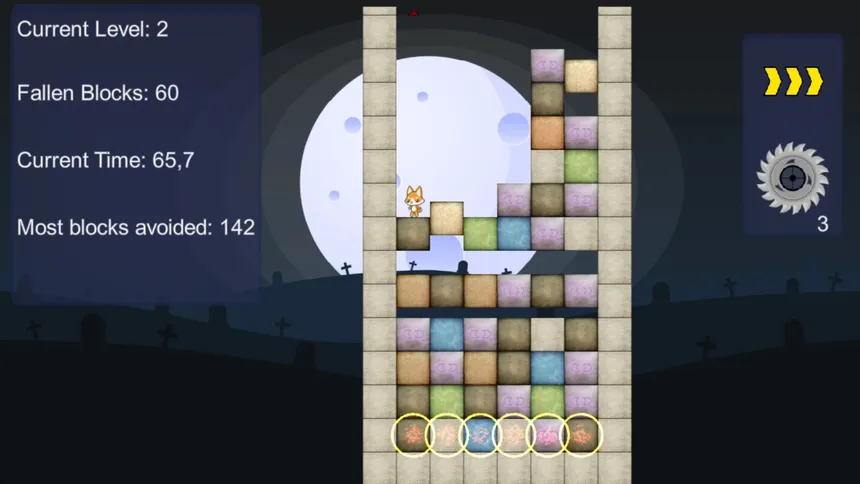 Скриншот 5 к игре Raining blocks
