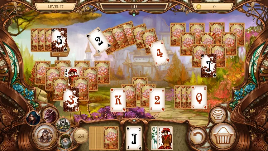 Скриншот 3 к игре Snow White Solitaire. Charmed Kingdom