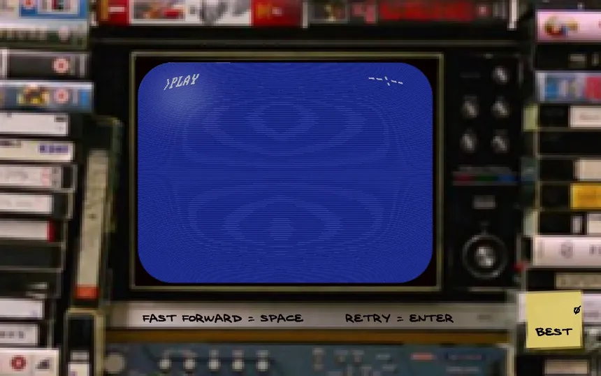 Скриншот 4 к игре FIRST STEAM GAME VHS - COLOR RETRO RACER : MILES CHALLENGE