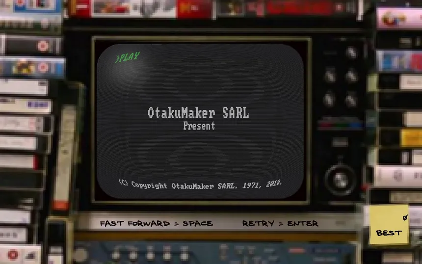 Скриншот 5 к игре FIRST STEAM GAME VHS - COLOR RETRO RACER : MILES CHALLENGE