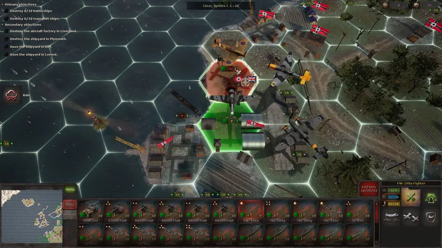 Скриншот 1 к игре Panzer Strategy
