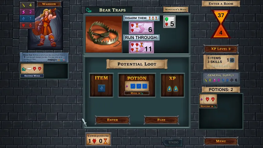Скриншот 3 к игре One Deck Dungeon