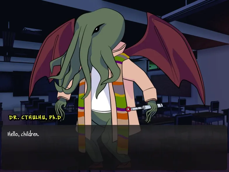 Скриншот 1 к игре Army of Tentacles: (Not) A Cthulhu Dating Sim: Black GOAT of the Woods Edition