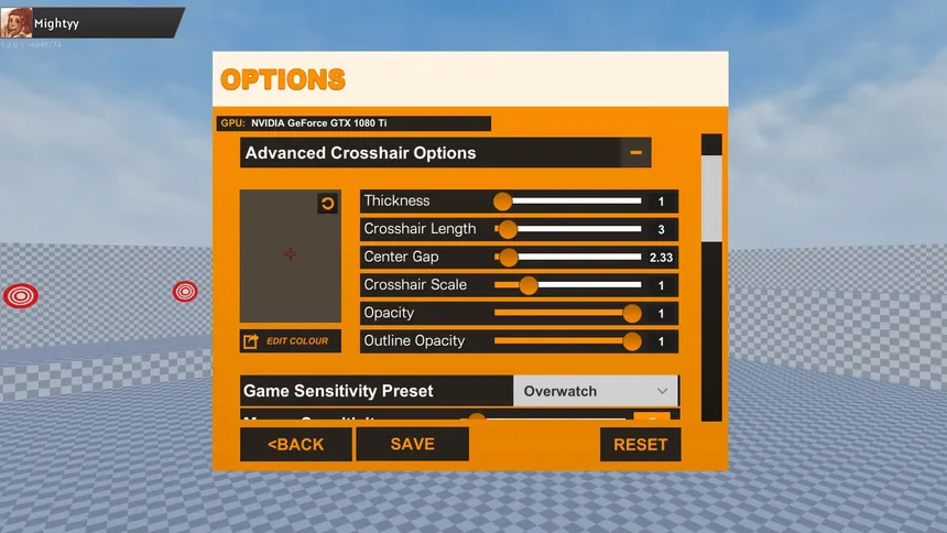 Скриншот 6 к игре Aim Trainer Pro