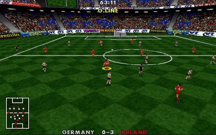 Скриншот 5 к игре VR Soccer '96