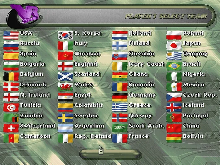 Скриншот 8 к игре VR Soccer '96