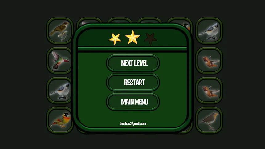Скриншот 2 к игре Animals Memory: Birds