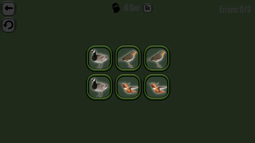Скриншот 3 к игре Animals Memory: Birds