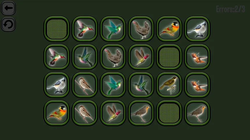 Скриншот 4 к игре Animals Memory: Birds