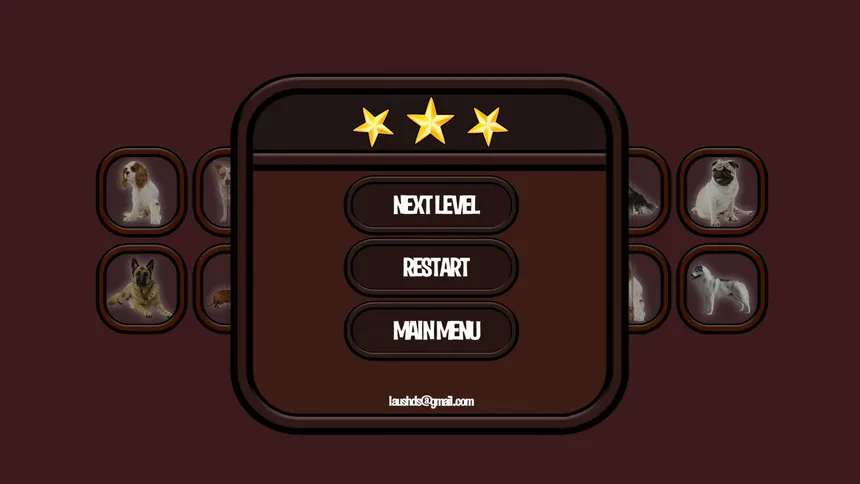 Скриншот 2 к игре Animals Memory: Dogs