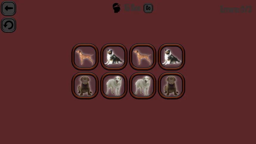 Скриншот 3 к игре Animals Memory: Dogs