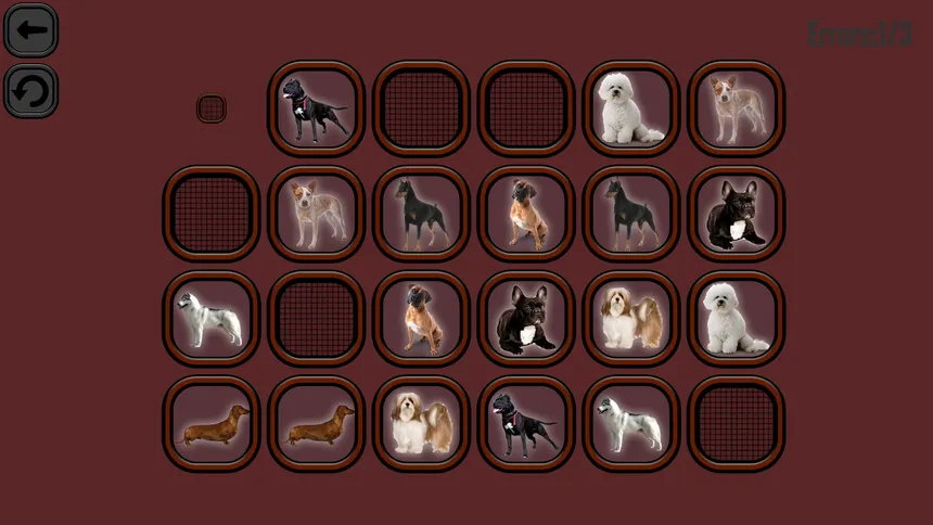 Скриншот 5 к игре Animals Memory: Dogs