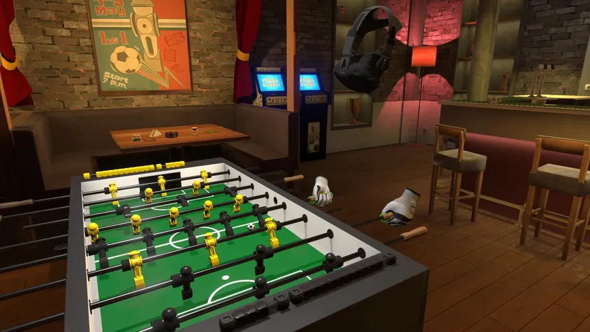 Скриншот 1 к игре Foosball VR