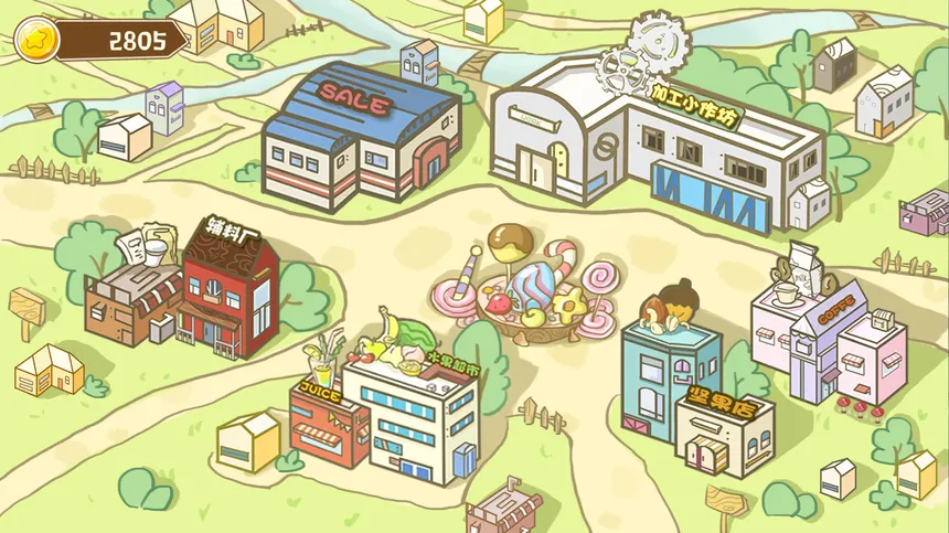 Скриншот 8 к игре Food Dream Factory 梦想的美食世界：研发美食开心制作糖果模拟经营养成