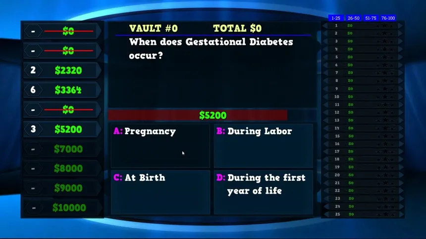 Скриншот 2 к игре Trivia Vault: Health Trivia Deluxe
