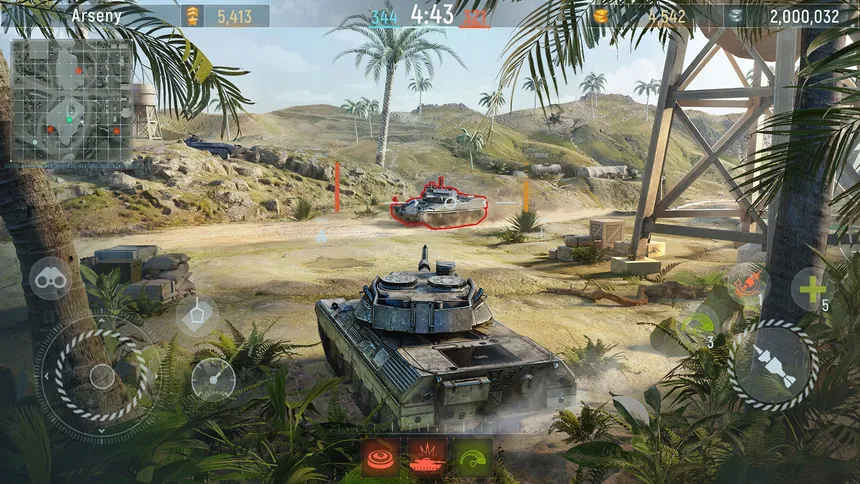 Скриншот 3 к игре Modern Tanks: Военная Танковая Игра