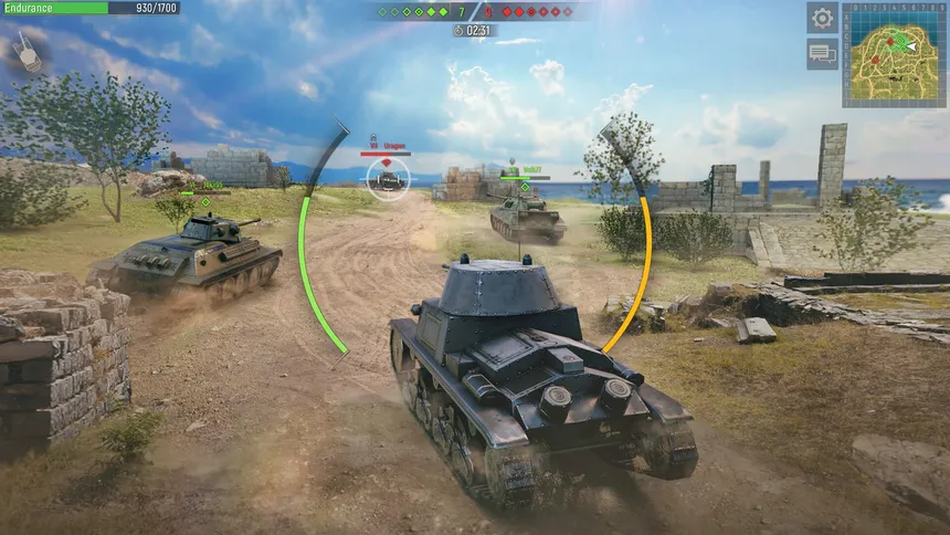 Скриншот 2 к игре Battle Tanks: Танковые битвы времён Второй Мировой