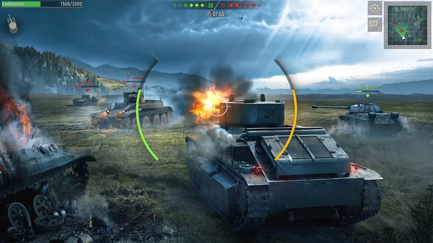 Скриншот 3 к игре Battle Tanks: Танковые битвы времён Второй Мировой