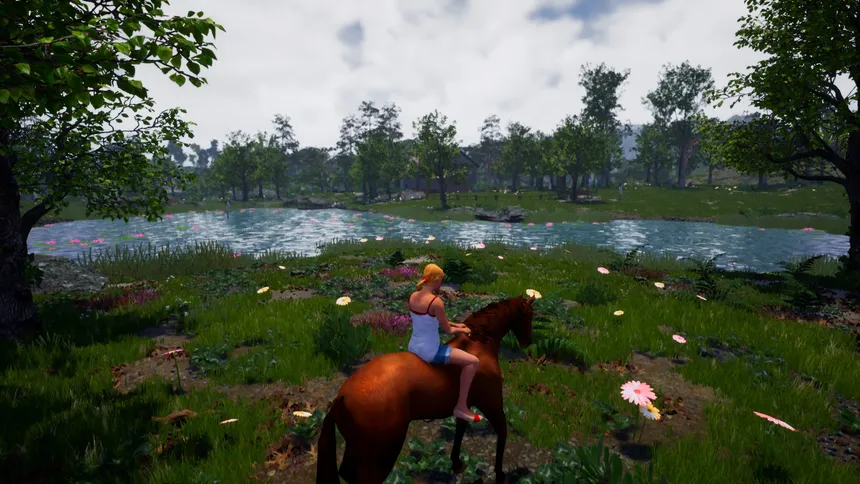 Скриншот 1 к игре Horse Riding Deluxe