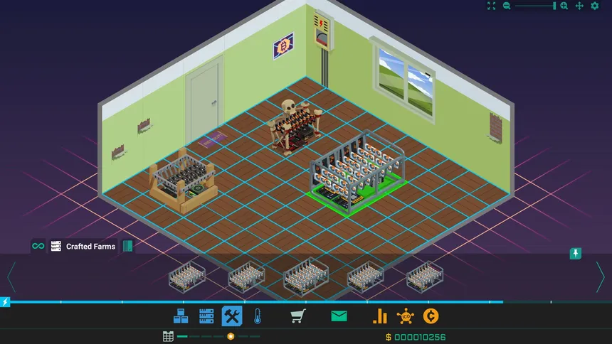 Скриншот 1 к игре Bitcoin Mining Empire
