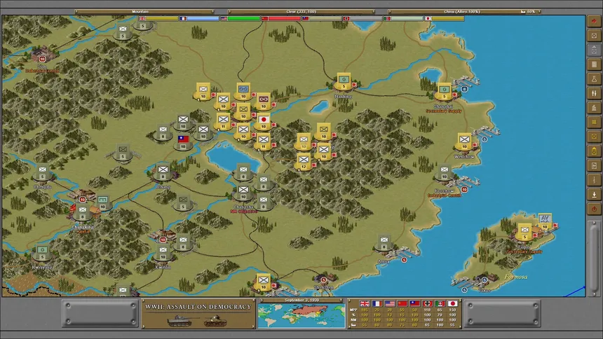 Скриншот 2 к игре Strategic Command Classic: Global Conflict