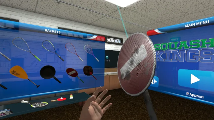 Скриншот 1 к игре Squash Kings VR